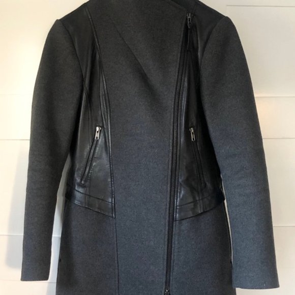 MACKAGE charcoal grey jacket - Picture 9 of 16